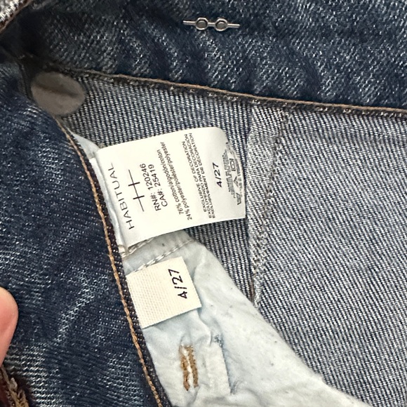 Habitual Women's High-Waist Pleated Wide-Leg Jeans - Picture 5 of 6